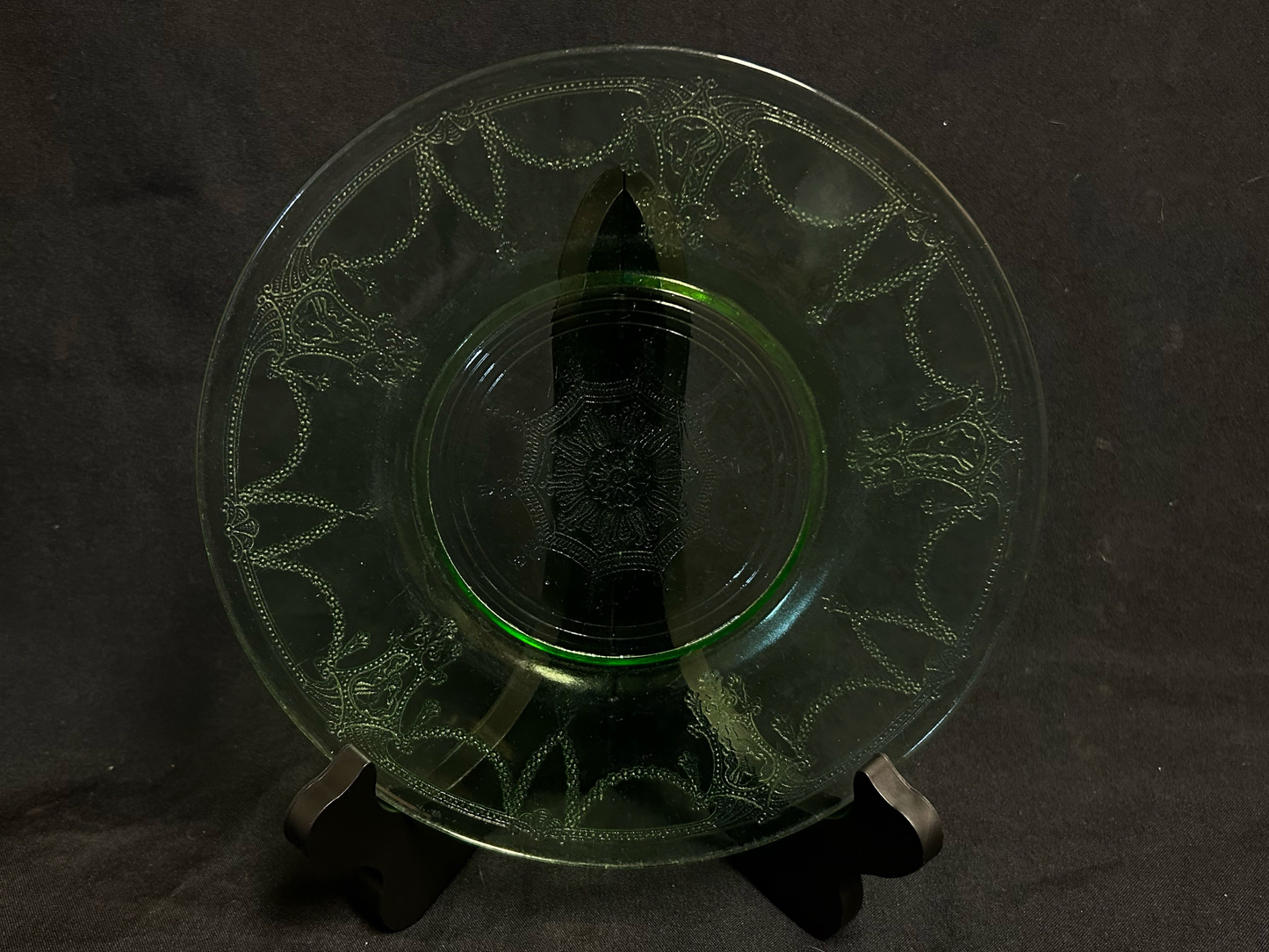 Uranium Glass Plate