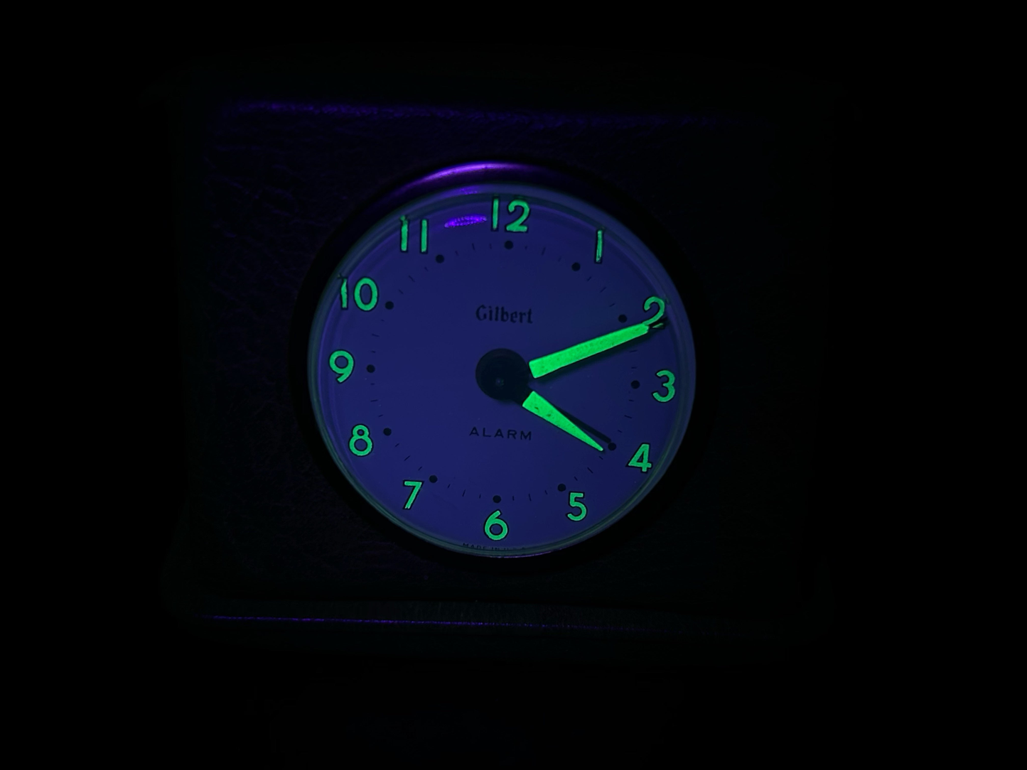 Gilbert Radium Travel Alarm Clock